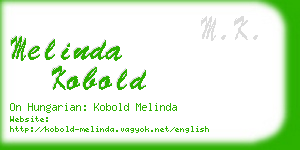 melinda kobold business card